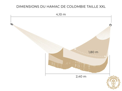 sac hamac chaise xl colombie
